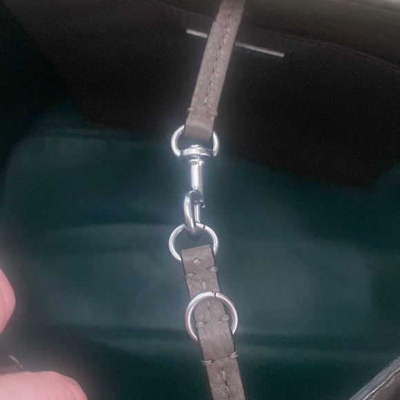 Tory Burch Mcgraw Large Tote In Silver Maple - Picture 10 of 15